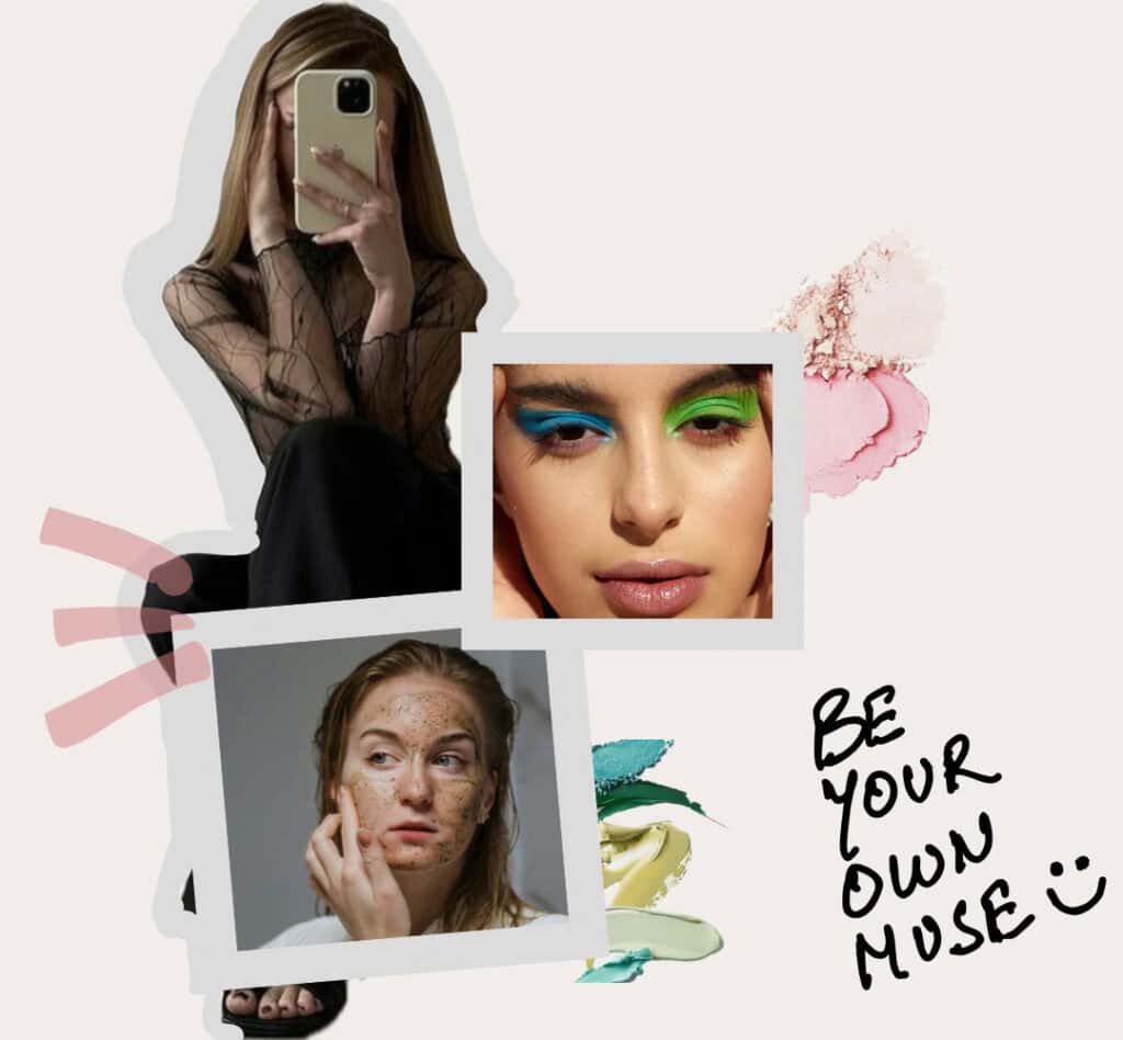 Vibrant colorful makeup and skincare inspiration for modern women from Chic Geek.